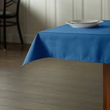 Intedge 36 X 36 Square Light Blue 100 Polyester Hemmed Cloth Table Cover