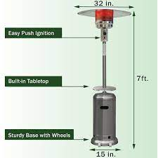 Hanover Stainless Steel Umbrella Patio