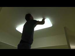How To Remove Fluorescent Light Fixture