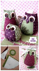 diy cute fabric owl toy tutorial free