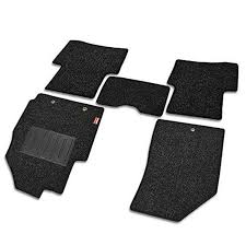 polypropylene black car floor mat set
