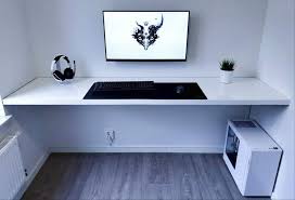 The best gaming computer desk: 33 Clean Looking White Gaming Setup Gpcd