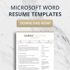 Free Resume Template That Comes With Matching Cover Letter Template