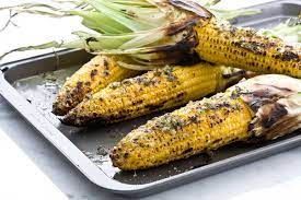 Curtis Stone Grilled Corn On The Cob With Parsley And Garlic Brown Butter gambar png