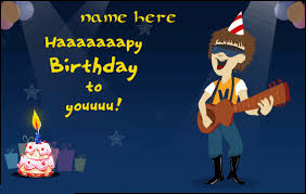 animated singer say happy birthday