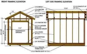 8 12 storage shed plans blueprints
