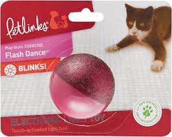 The cats wanted to share one of their toys with their cat friends. Petlinks Flash Dance Touch Activated Light Ball Cat Toy Color Varies Chewy Com