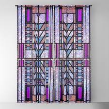 Stained Glass Design Blackout Curtain
