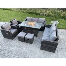 fimous outdoor rattan garden furniture