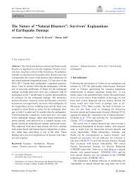 pdf the nature of natural disasters