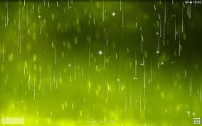 green rain hd wallpaper