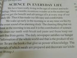 essay on science in our every day life