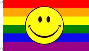 Wenn sie die romantische gesellschaft von jemandem ihres gleichen. Regenbogenflagge M Mit Smiley 60 X 90 Cm