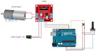 controlling dc motor with the l298n