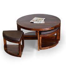 Coffee Table With Stools Visualhunt