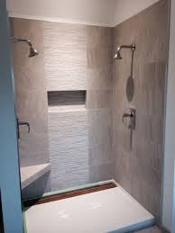 Contemporary Shower 12x24 Tile With