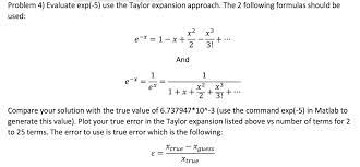 solved problem 4 evaluate exp 5
