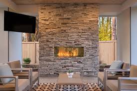 8 Stylish Stacked Stone Fireplaces For
