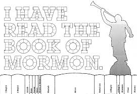 Book Of Mormon Coloring Chart
