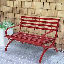 Outdoor Garden Bench Patio Long Chair