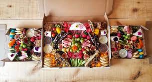 Birthday charcuterie boards let you enjoy a variety of your favorite treats, cupcakes, macarons, chocolate covered pretzels, you name it! The Crave 6ix Luxury Charcuterie Boards Boxes