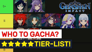 Tier s are the pleasant characters, test additionally their pleasant builds (pleasant weapon and additionally artifact set) Best Tier Lists Including 3 Upcoming Characters Genshin Impact Youtube