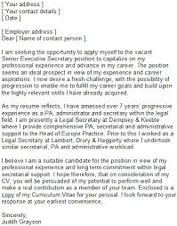 Cover Letter for a Legal Assistant