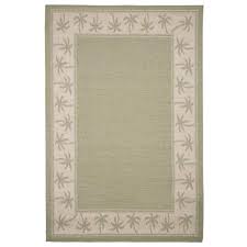Two 4.5 x 6 outdoor rugs in beige & brown. Lavish Home Palm Trees Green 5 Ft X 8 Ft Indoor Outdoor Area Rug 62 30341 The Home Depot