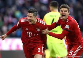 We at bayern have robert lewangoalski. We In Bayern We Have Robert Lewangoalski Thomas Muller Video Nigeria Soccer News Newslocker