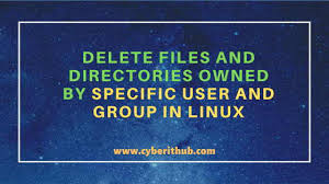 to delete files and directories owned