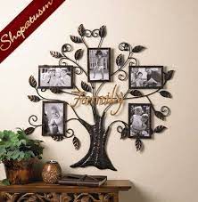 Family Tree Decorative Wall Decor Metal