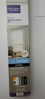 Faux Wood Cordless Blinds White
