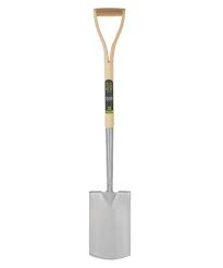 stainless steel digging spade