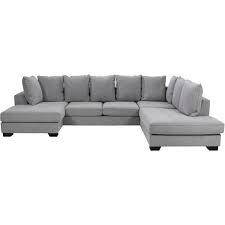 kingston sofa u shape right grey the