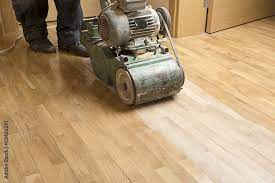 wood floor polishing maintenance work