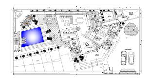 Villa Master Plan Autocad Drawing