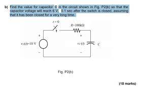 capacitor c in the circuit chegg