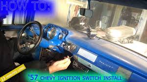 Click below to watch the video. 1957 Chevy In Hawaii How To Ignition Switch Install Stock Switch And Bezel Youtube