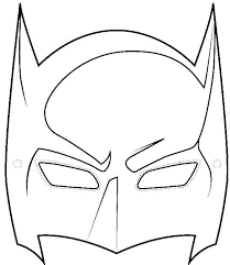 Plastikowa maska na bal przebierańców. Sample Batman Mask Template Wikihow Clipart Best Clipart Best Batman Mask Template Superhero Mask Template Batman Mask