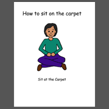 how to sit on the carpet