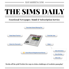 ravasheen the sims daily