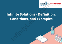 Infinite Solutions Definition