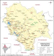 himachal pradesh map himachal map hp map