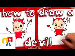 how to draw a cartoon devil you