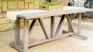 Diy 60 Outdoor Dining Table With Free