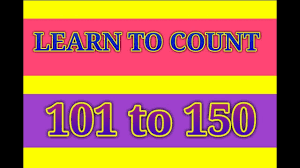 Counting 101 To 150 Numbers In Words