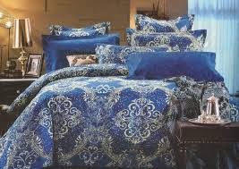 Royal Blue Cotton Beddings Bedroom