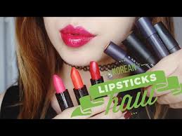 swatch review korean lipsticks haul