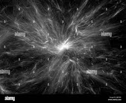 La energía del plasma en el espacio, las chispas generadas por ordenador  fractal abstracto mapa de intensidad, en blanco y negro, 3D rendering  Fotografía de stock - Alamy