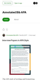 The reference list in an apa paper includes only works that can be found by the reader: Interview Papers Samples 20 Guides Examples